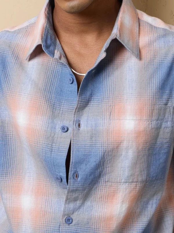 shopping (2) The Souled Store Men's Faded Checked Casual Shirt